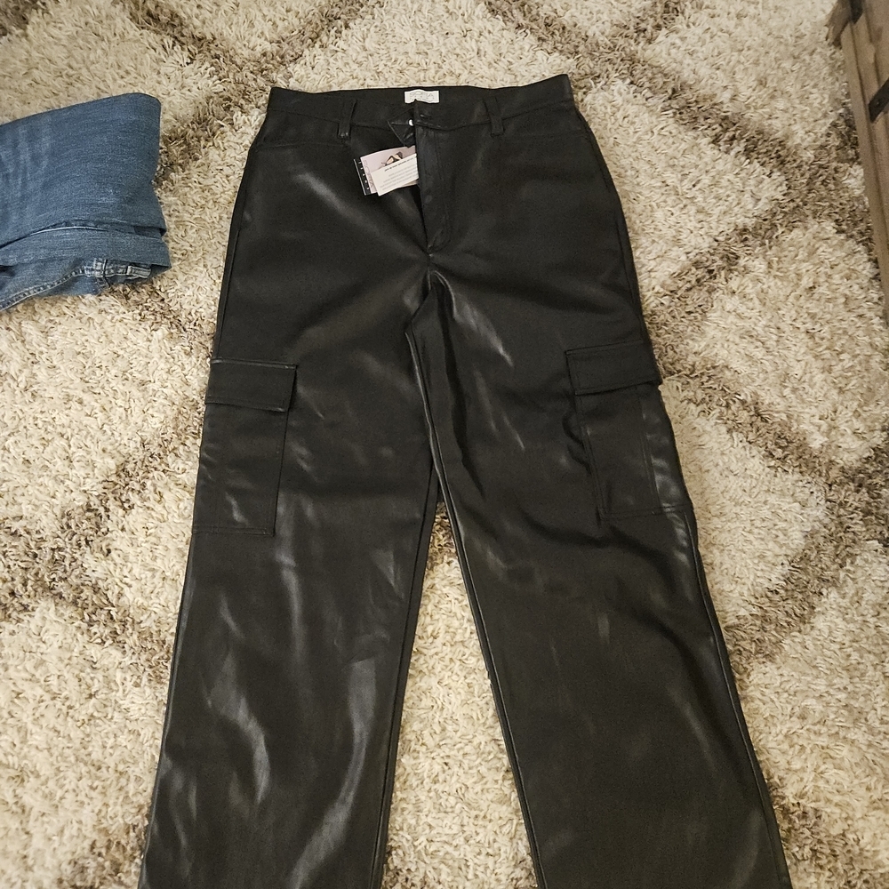 Sofia by Sofia Vergara Black Wide Leg Pants